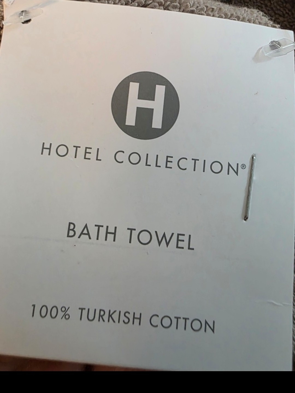 Hotel Collection Cream Bath Towel - Plush Turkish Cotton